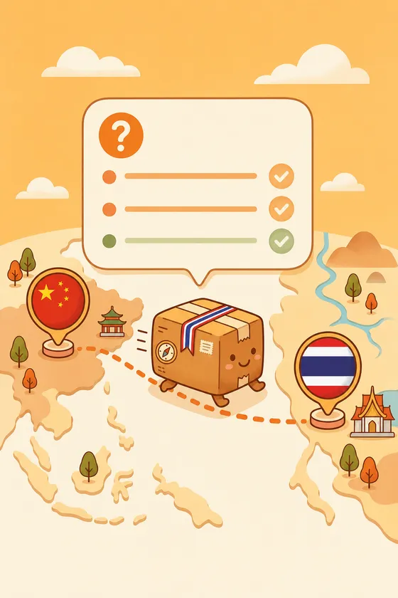 ภาพประกอบการตอบคำถามเกี่ยวกับการนำเข้าสินค้าจีน